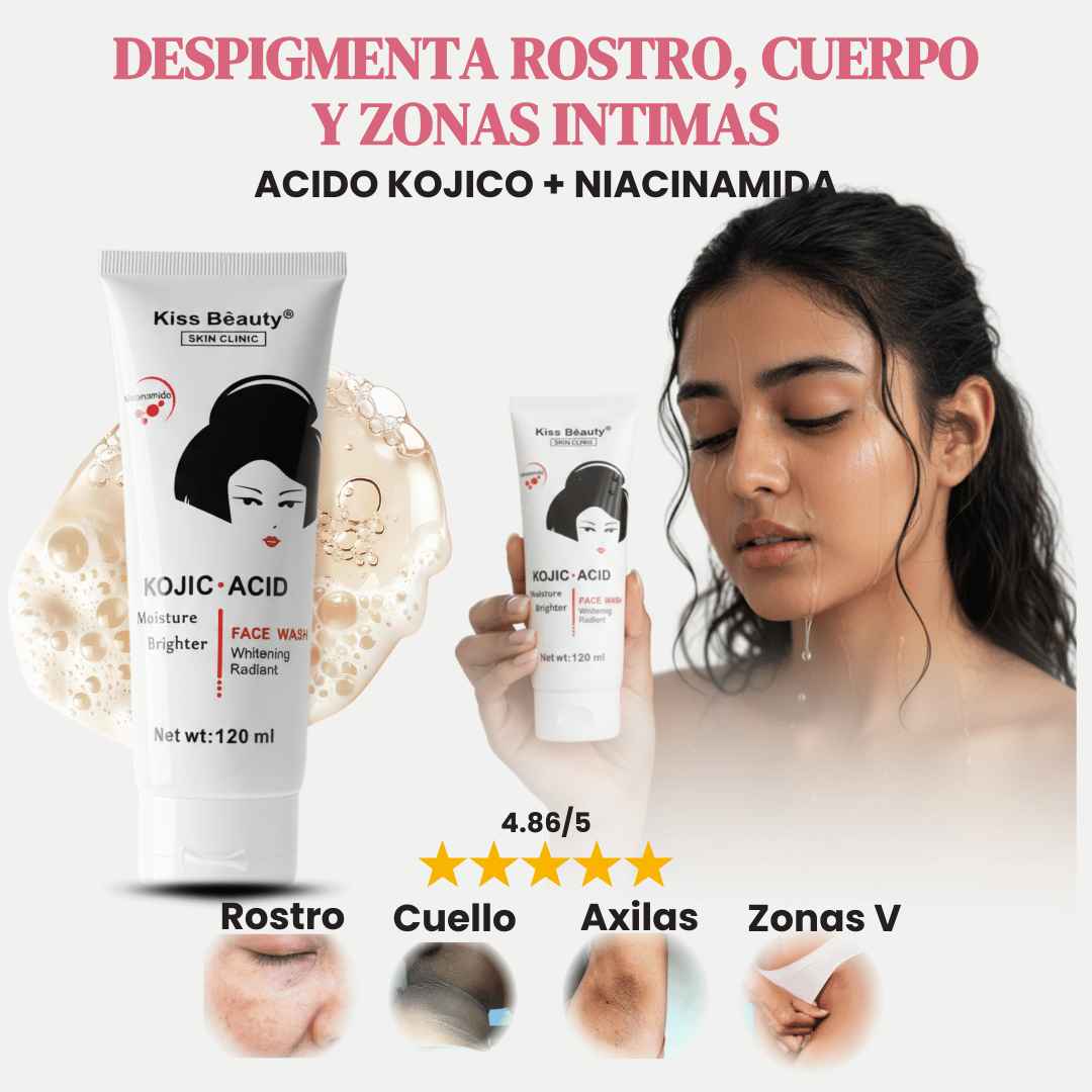 KOJICWASH: Elimina manchas rostro, axilas y zonas intimas