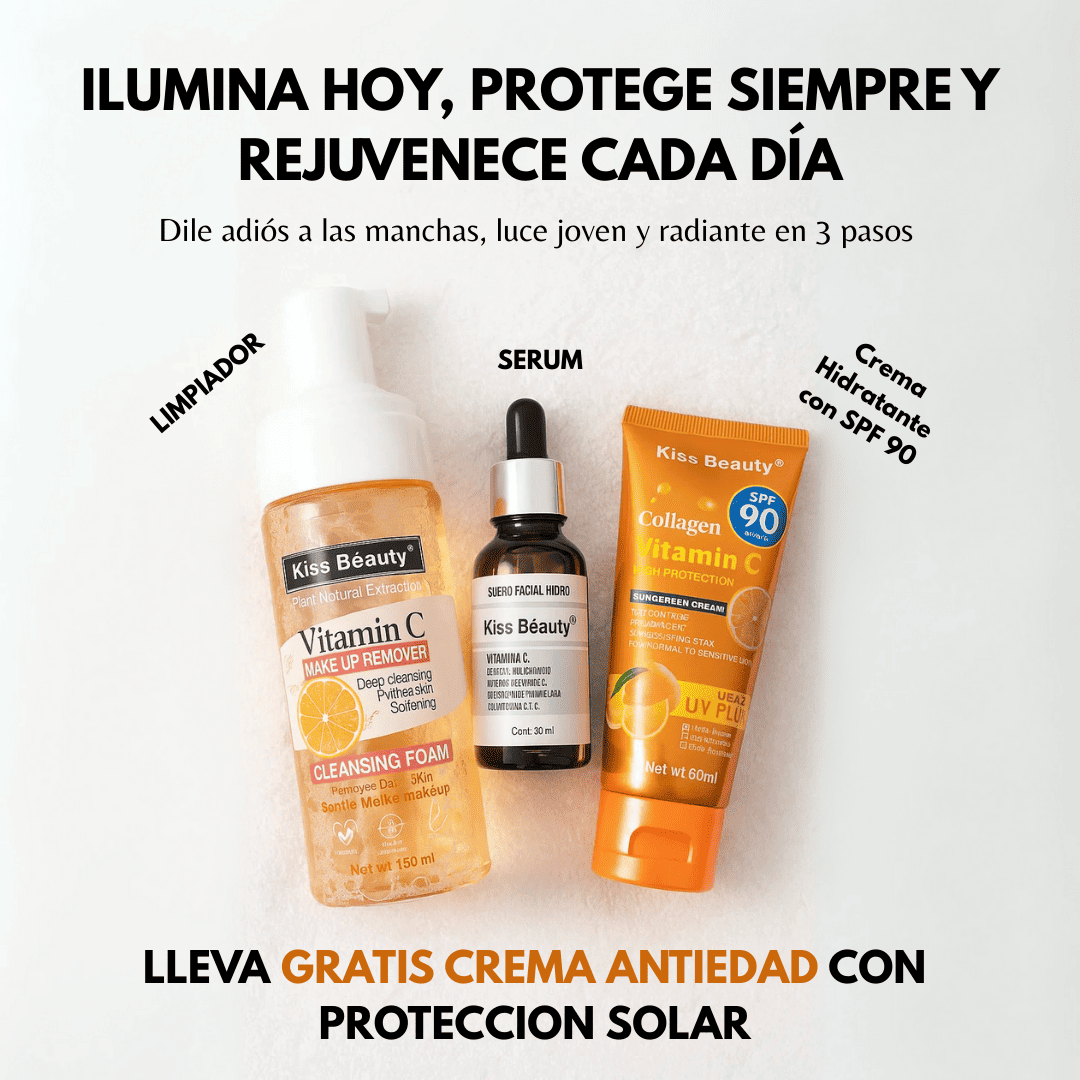 KIT ANTIOXIDANTE: Reparación y Rejuvenecimiento +Protector Solar GRATIS