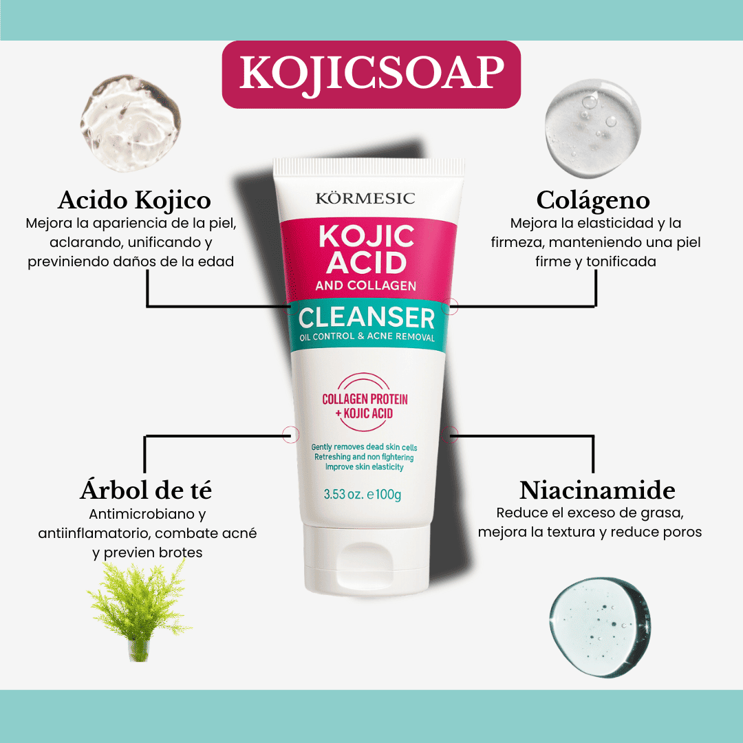KOJICSOAP: Despigmenta, afirma y repara 2x1