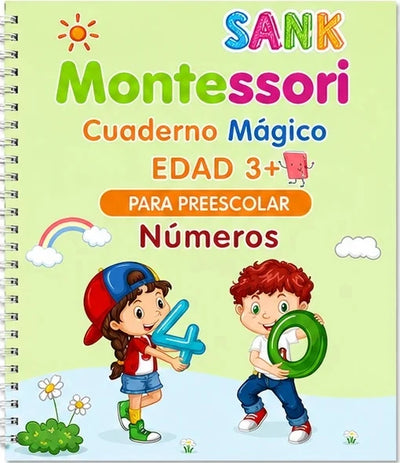 Cuaderno Mágico Montessori Números