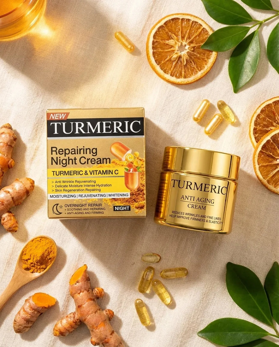 Cúrcuma, vitamina C, colágeno y multivitaminas