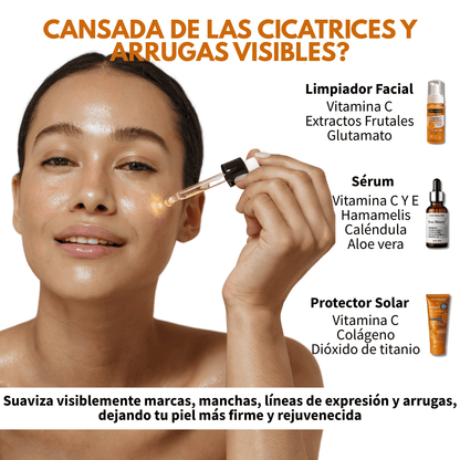 KIT ANTIOXIDANTE: Reparación y Rejuvenecimiento +Protector Solar GRATIS