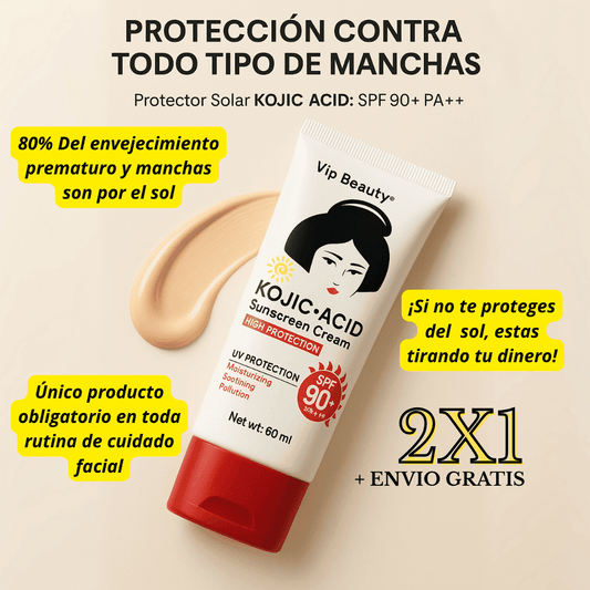 KOJICBLOCK: Protege, rejuvenece y aclara 2x1