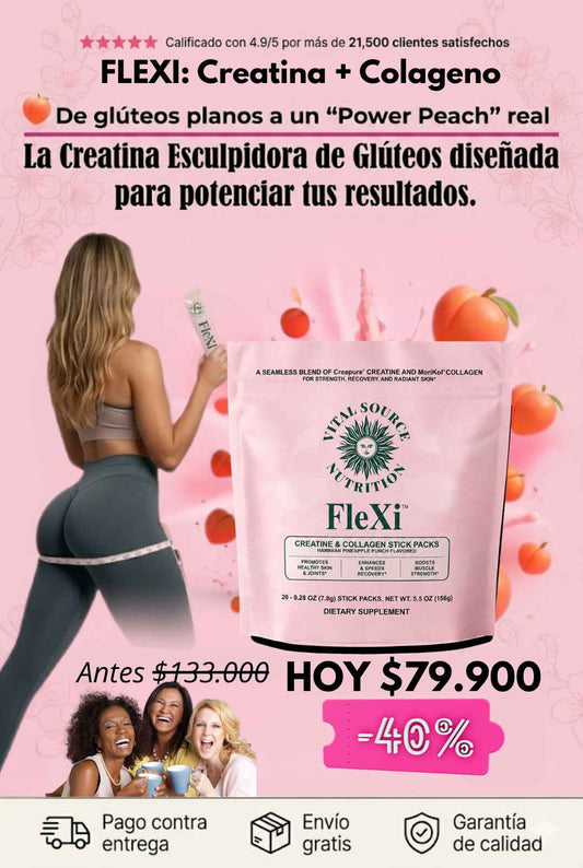 FLEXI: Creatina + Colageno x 20 Sachets