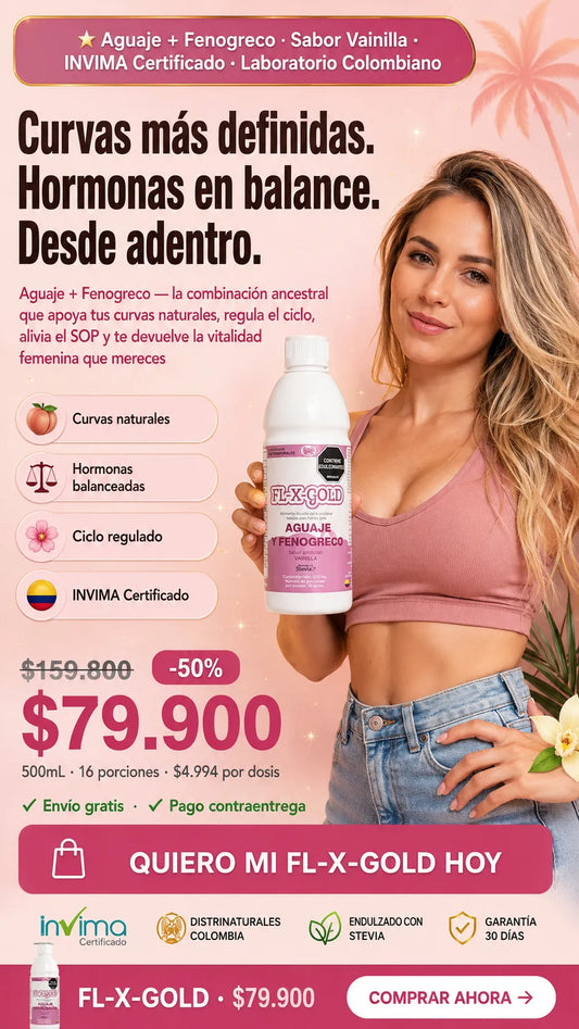 FL-X-GOLD  AGUAJE + FENOGRECO 500ML