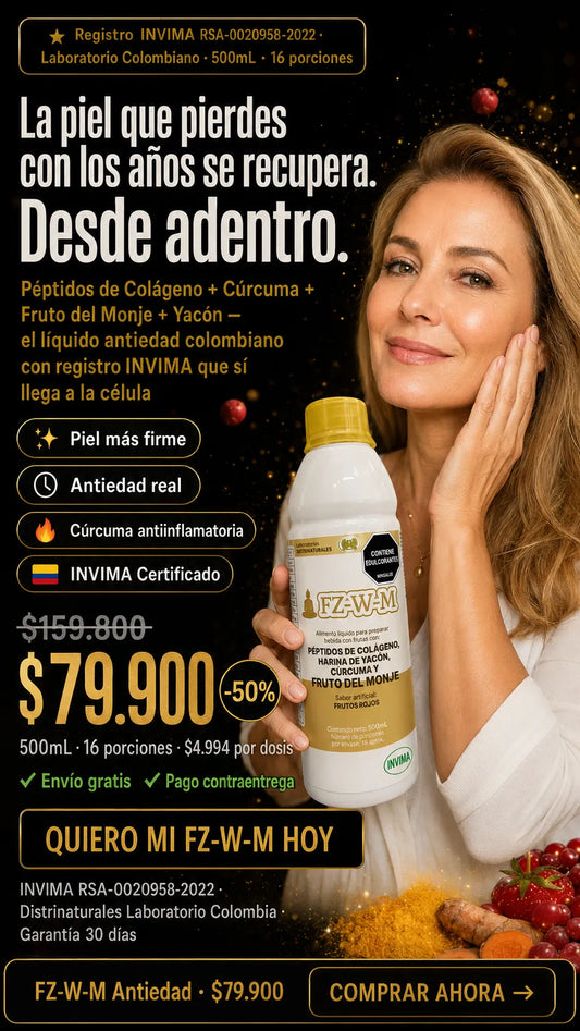 FZ-WM PEPTIDOS DE COLÁGENO YACON CÚRCUMA