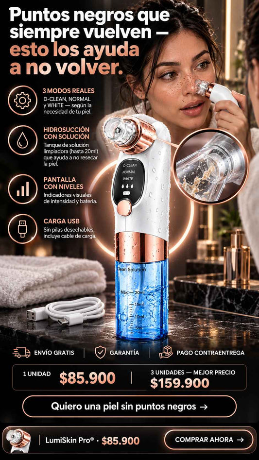 Extractor puntos negros burbujas