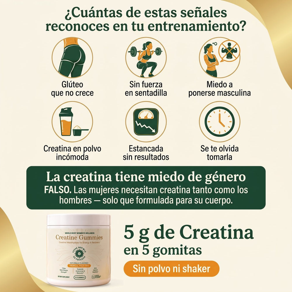 Creatine Gummies Vital Source: creatina en gomitas para mujer