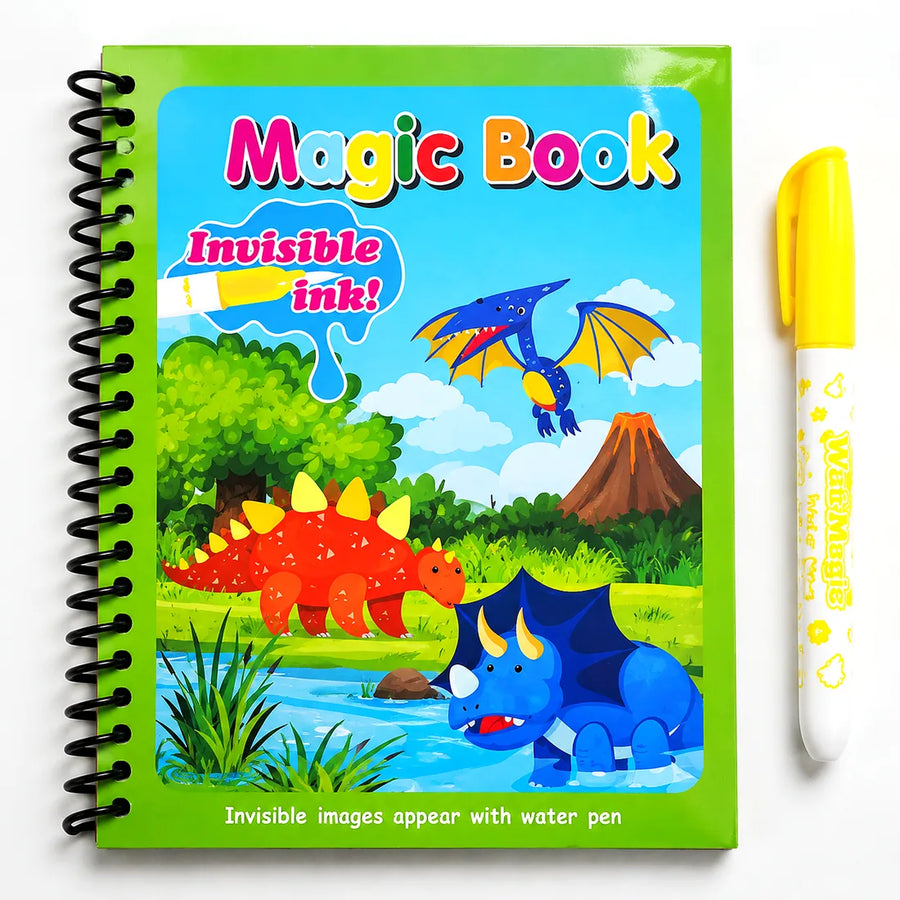 Libro Mágico de Agua edición Dinosaurios