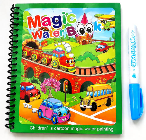 Libro Mágico de Agua Vehículos