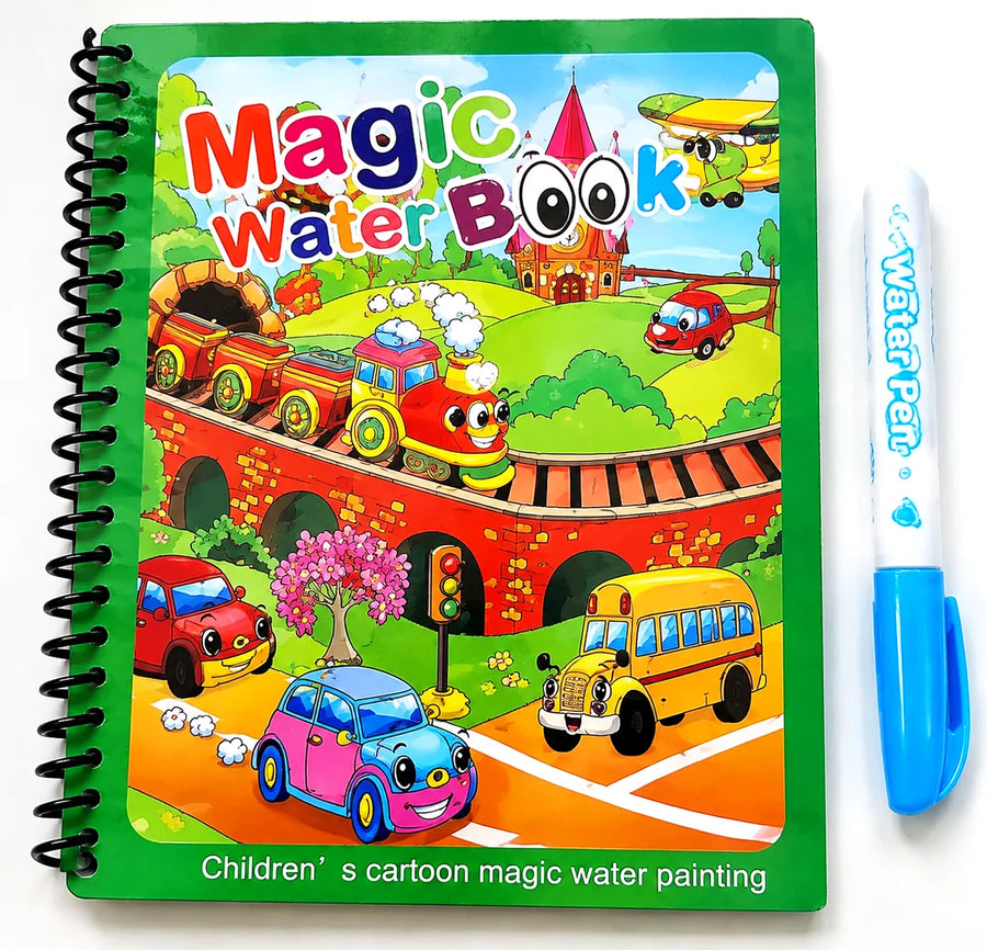 Libro Mágico de Agua edición Vehículos