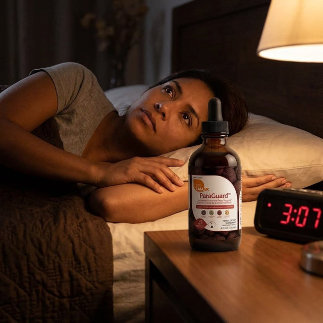 Mujer despierta a las 3 de la mañana