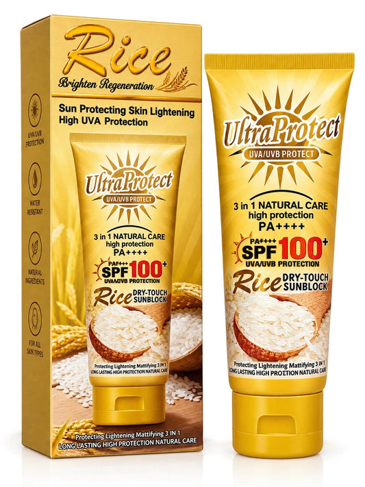 RICE SUNSCREEN SPF100+ protector solar con arroz